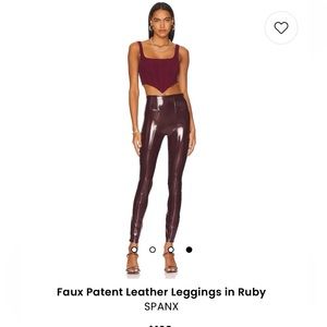 Faux patent leather leggings SPANX
